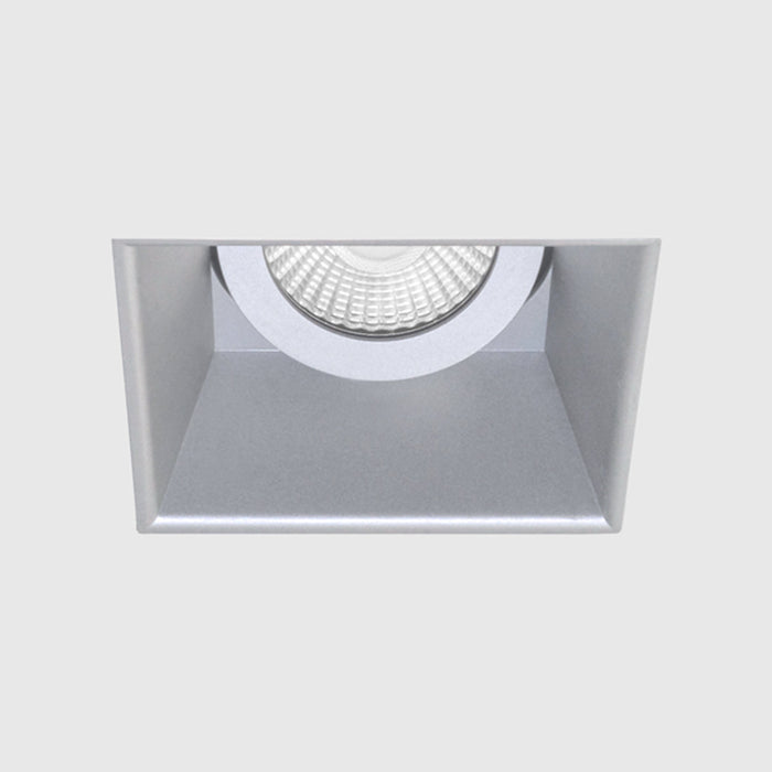 Pex™ 4" Square Adjustable Trimless Smooth Reflector Trim in Detail.