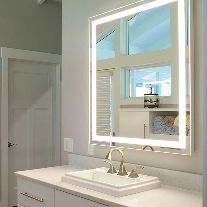 Integrity LED Lighted Mirror in bath room.