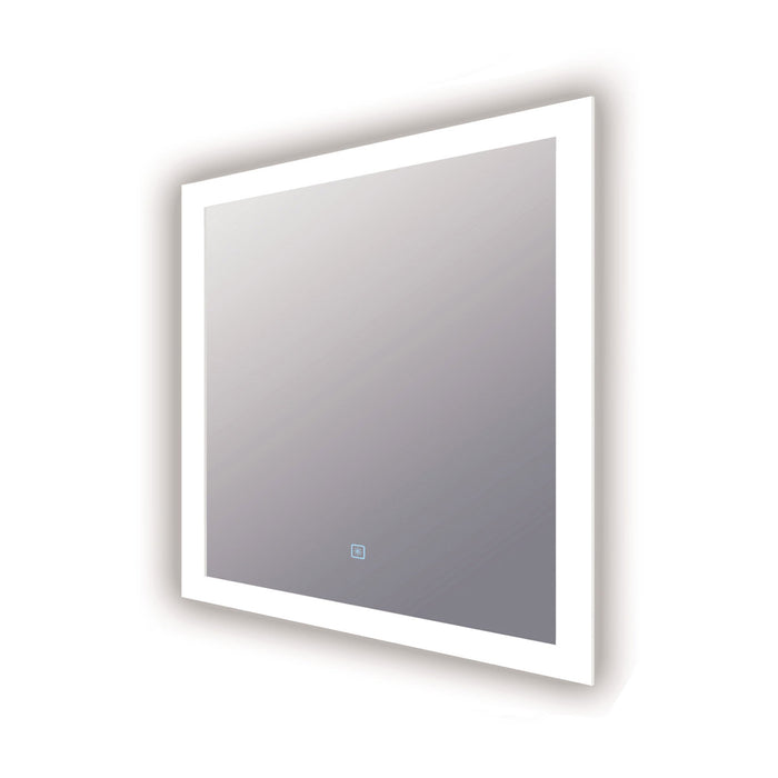 Silhouette LED Lighted Mirror in Square/Medium.