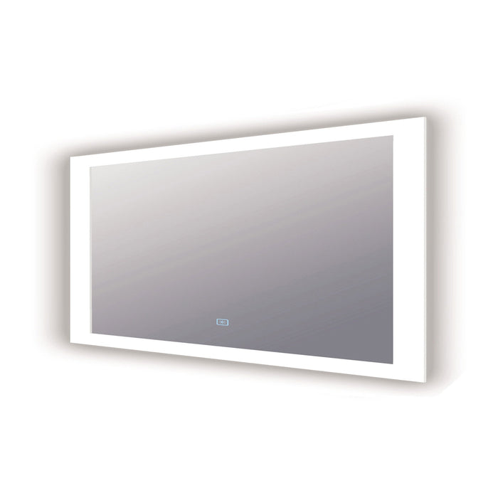 Silhouette LED Lighted Mirror in Horizontal Rectangular/X-Large.