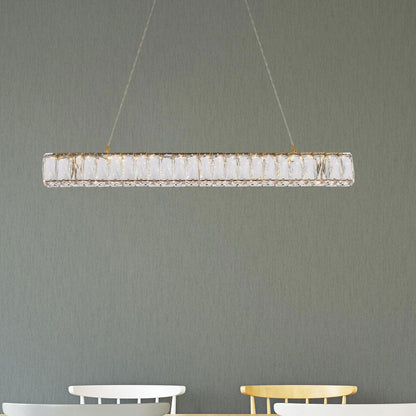 Monroe LED Linear Pendant Light in Detail.