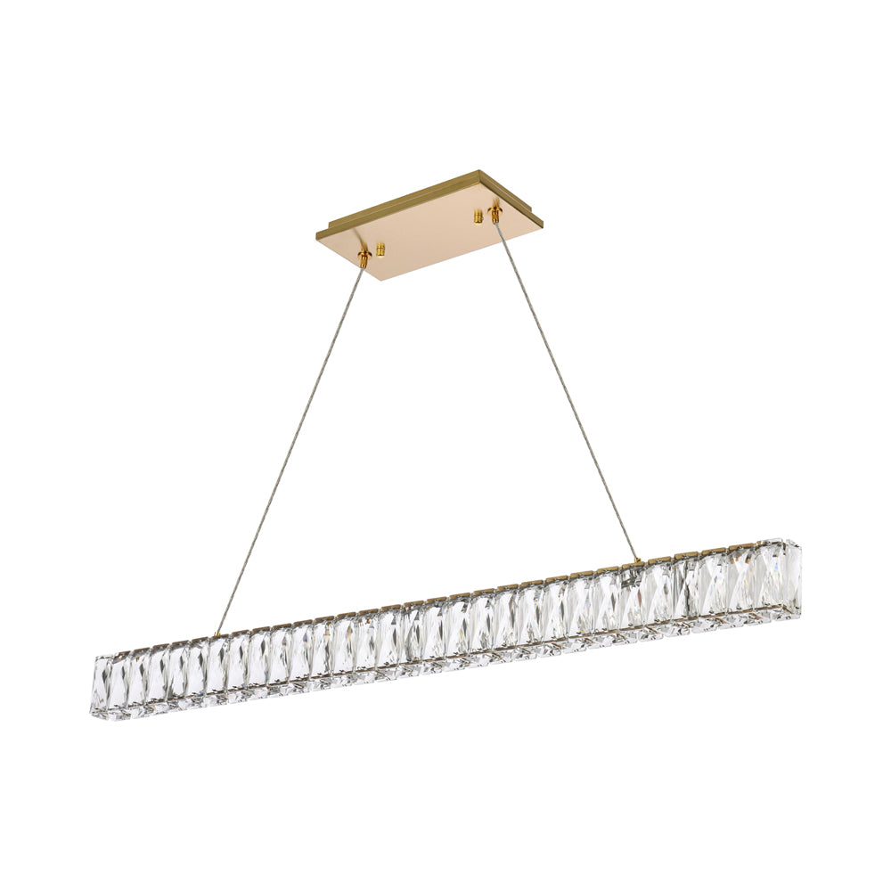 Monroe LED Linear Pendant Light in Detail.