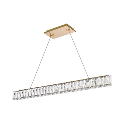 Monroe LED Linear Pendant Light in Detail.