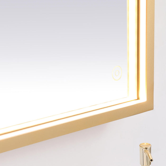 Pier LED Square Mirror in Detail.