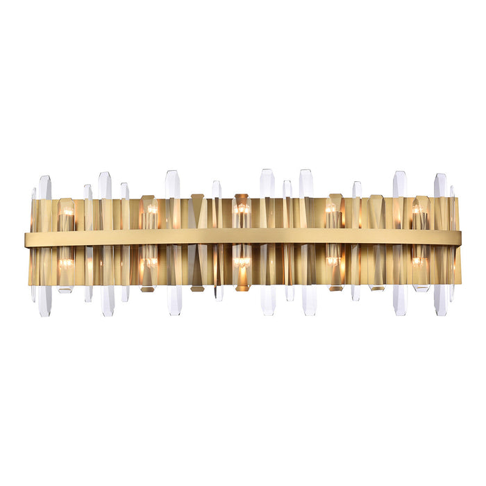 Serena Bath Wall Light in Satin Gold (Large).