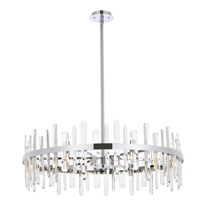 Serena Pendant Light in Chrome (36-Inch).