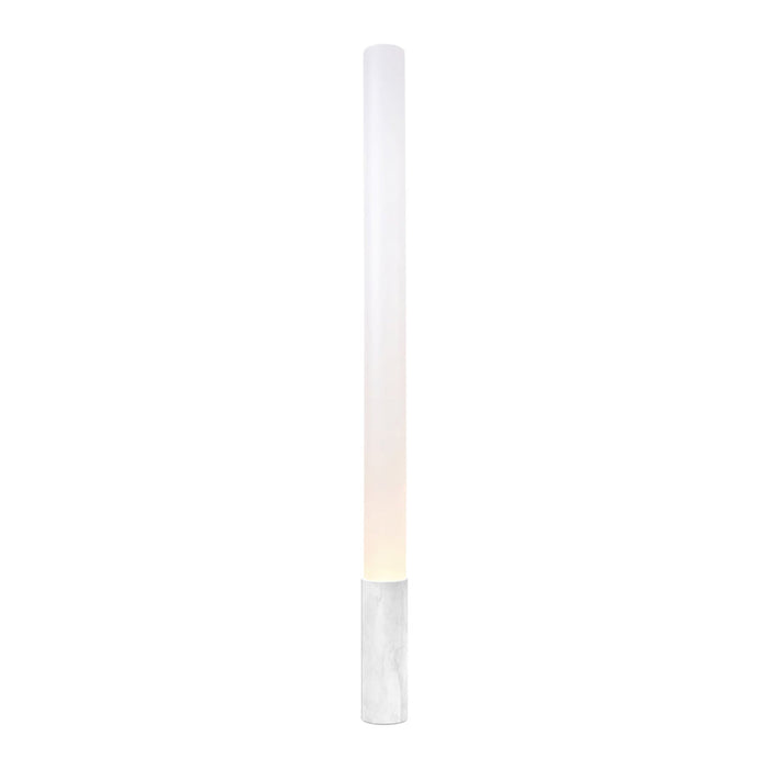 Elise Floor Lamp in White/Marble (X-Large).