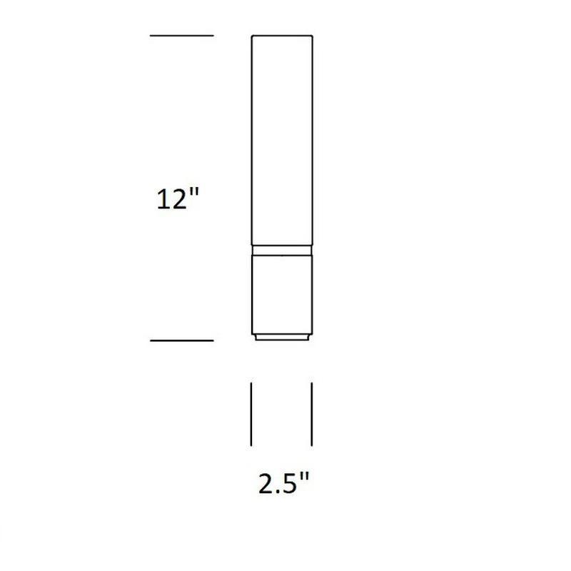 Elise Table Lamp - line drawing.