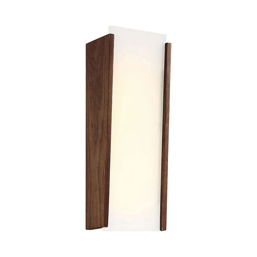 Elysia LED Wall Light in Brown and White.