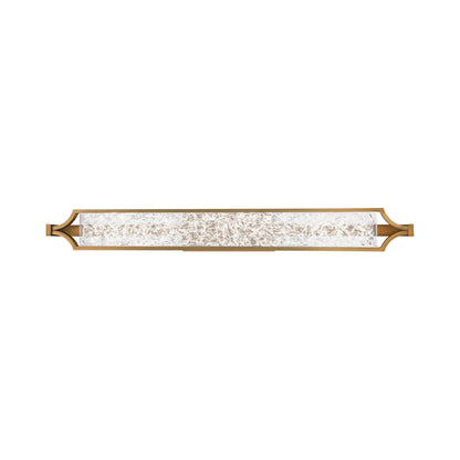 Emblem LED Bath Vanity and Wall Light in Large/Aged Brass.