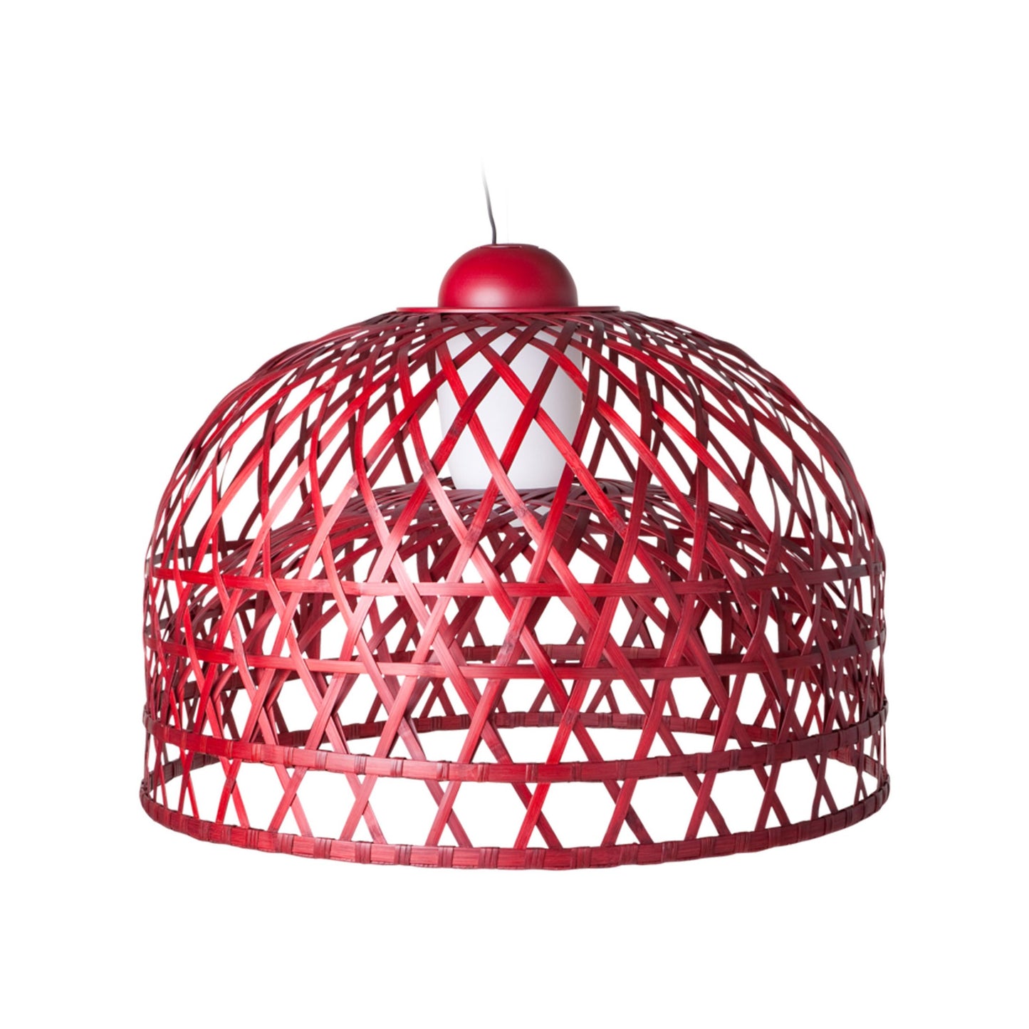 Emperor Suspension Light in Purple Red (Small).