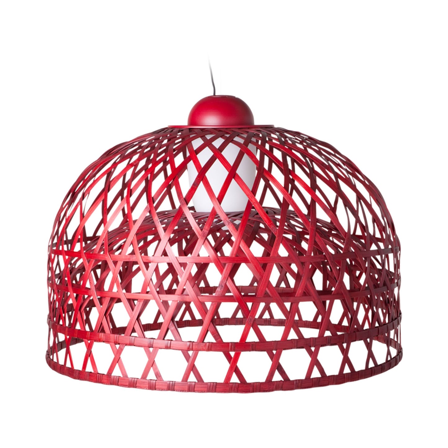 Emperor Suspension Light in Purple Red (Medium).