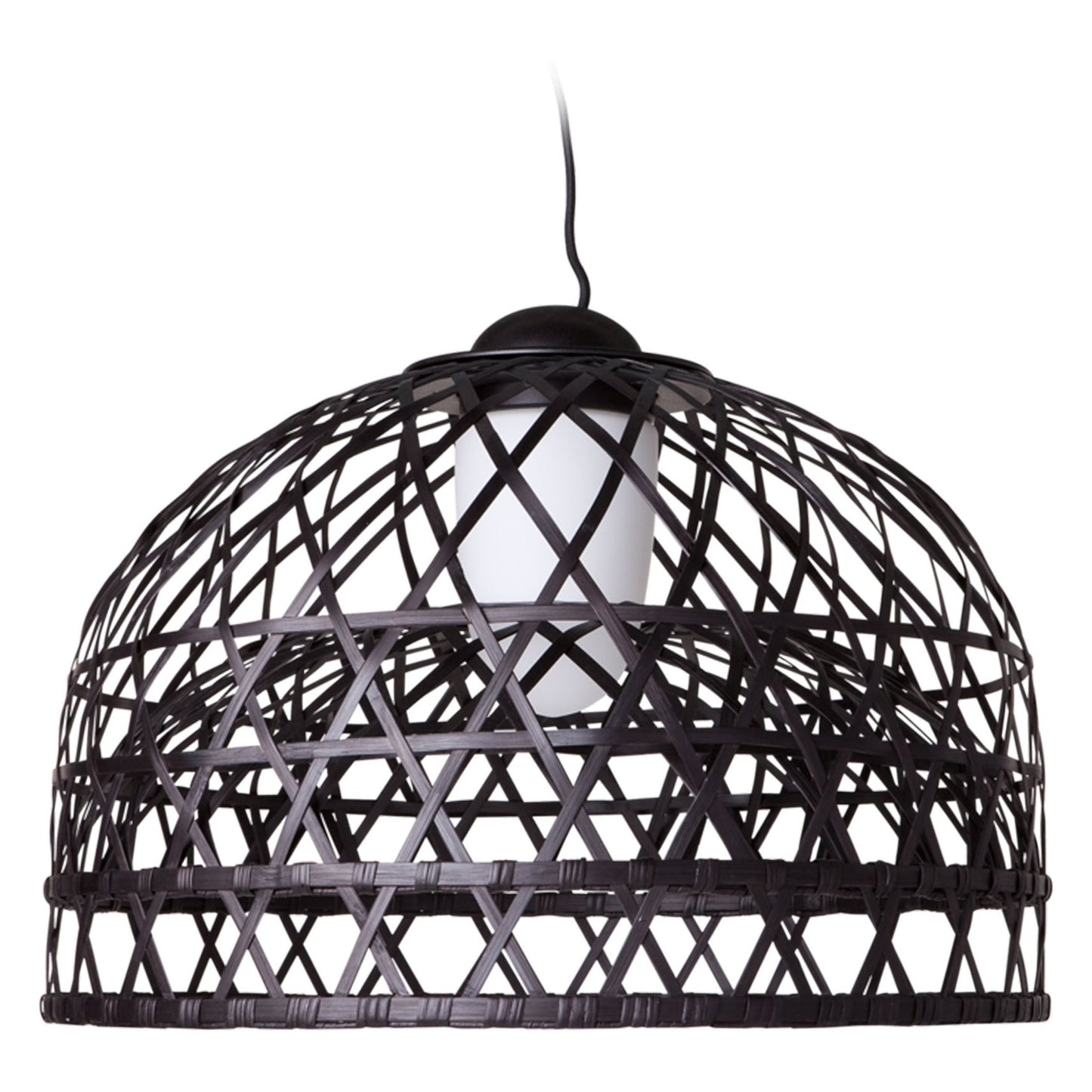 Emperor Suspension Light in Jet Black (Large).