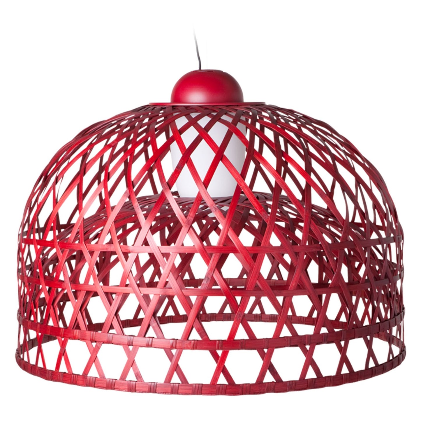 Emperor Suspension Light in Purple Red (Large).