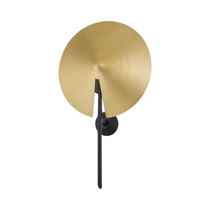 Equilibrium Wall Light in Aged Brass/Black.