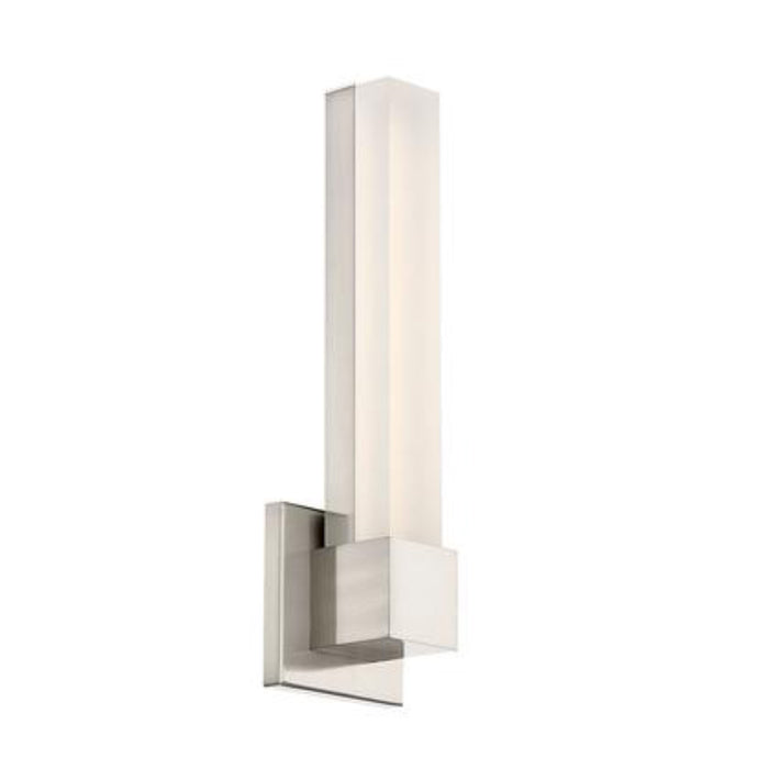 Esprit LED Bath Wall Light in Brushed Nickel.