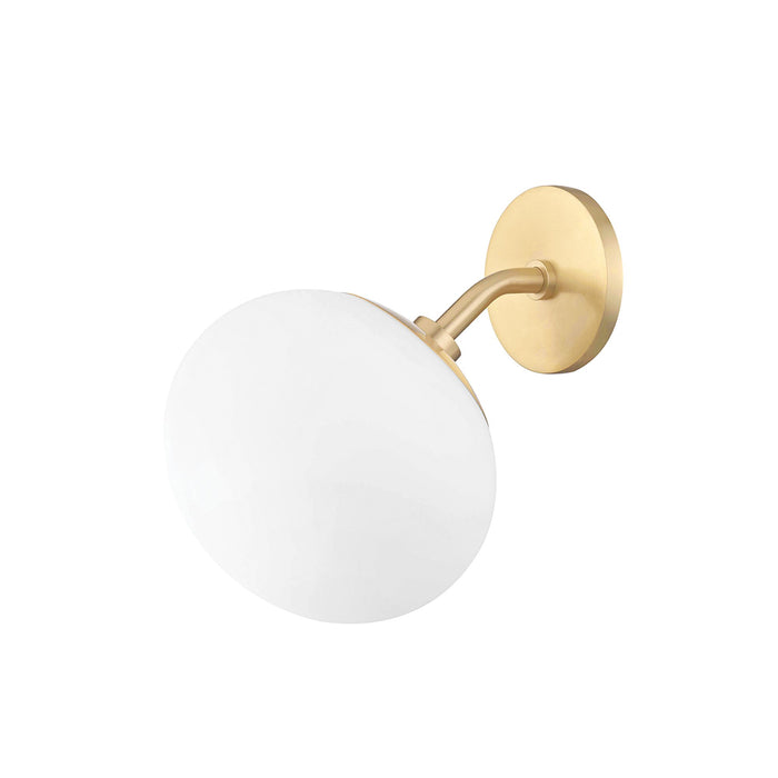 Estee Wall Light in Gold and White.