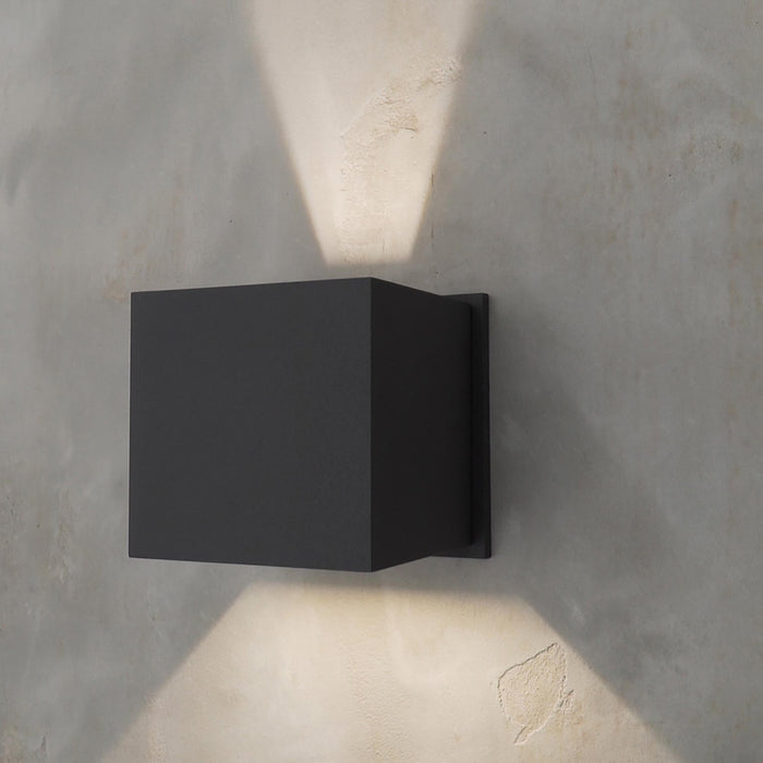 Alumilux Cube Outdoor LED Wall Light in Detail.