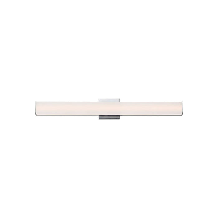 Baritone LED Vanity Wall Light in Polished Chrome (36-Inch).
