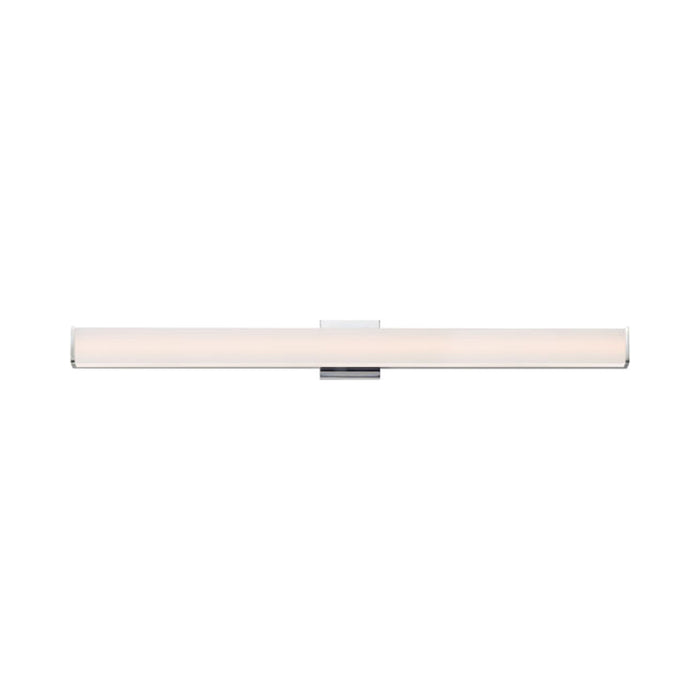 Baritone LED Vanity Wall Light in Polished Chrome (48-Inch).