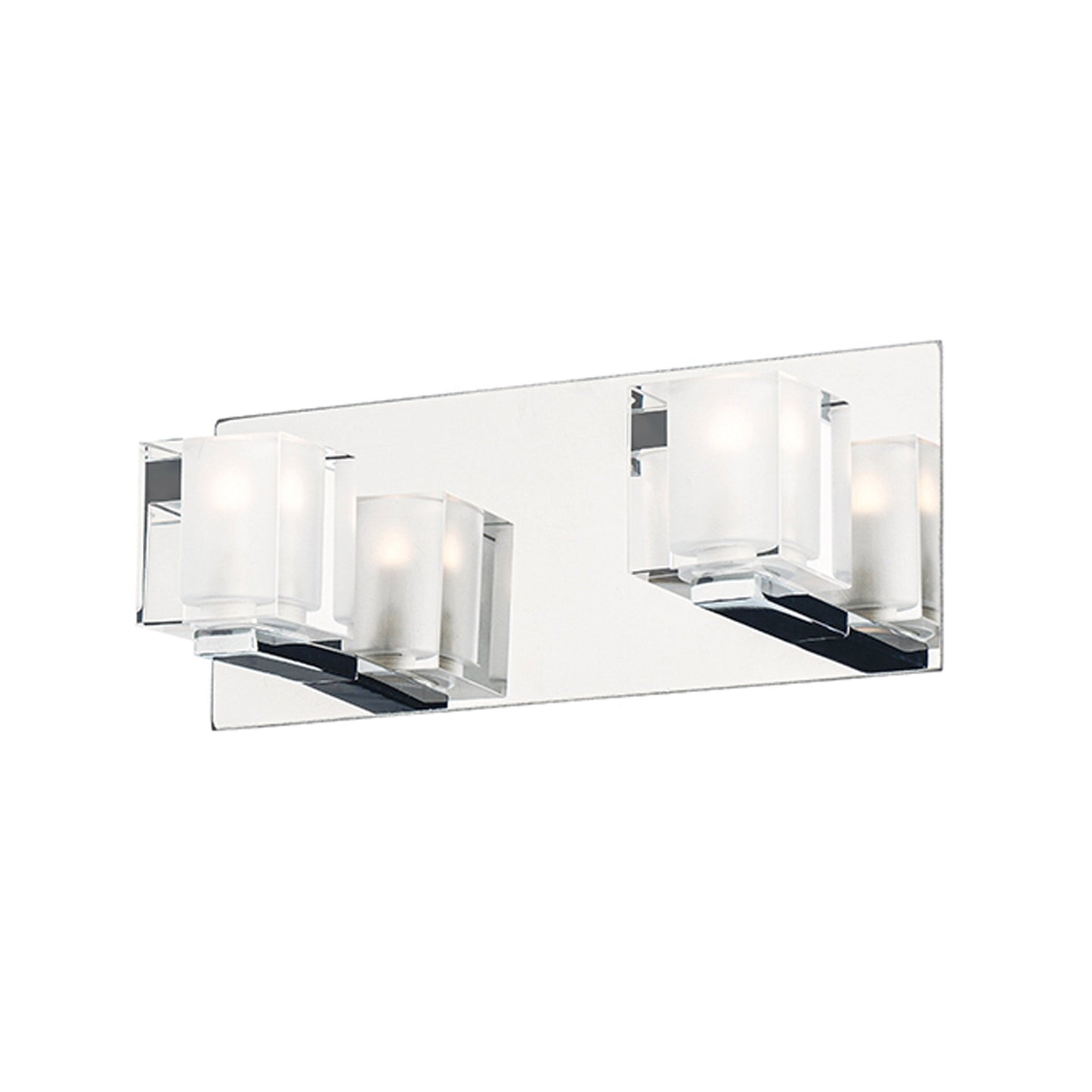 Blocs LED Vanity Wall Light (2-Light).