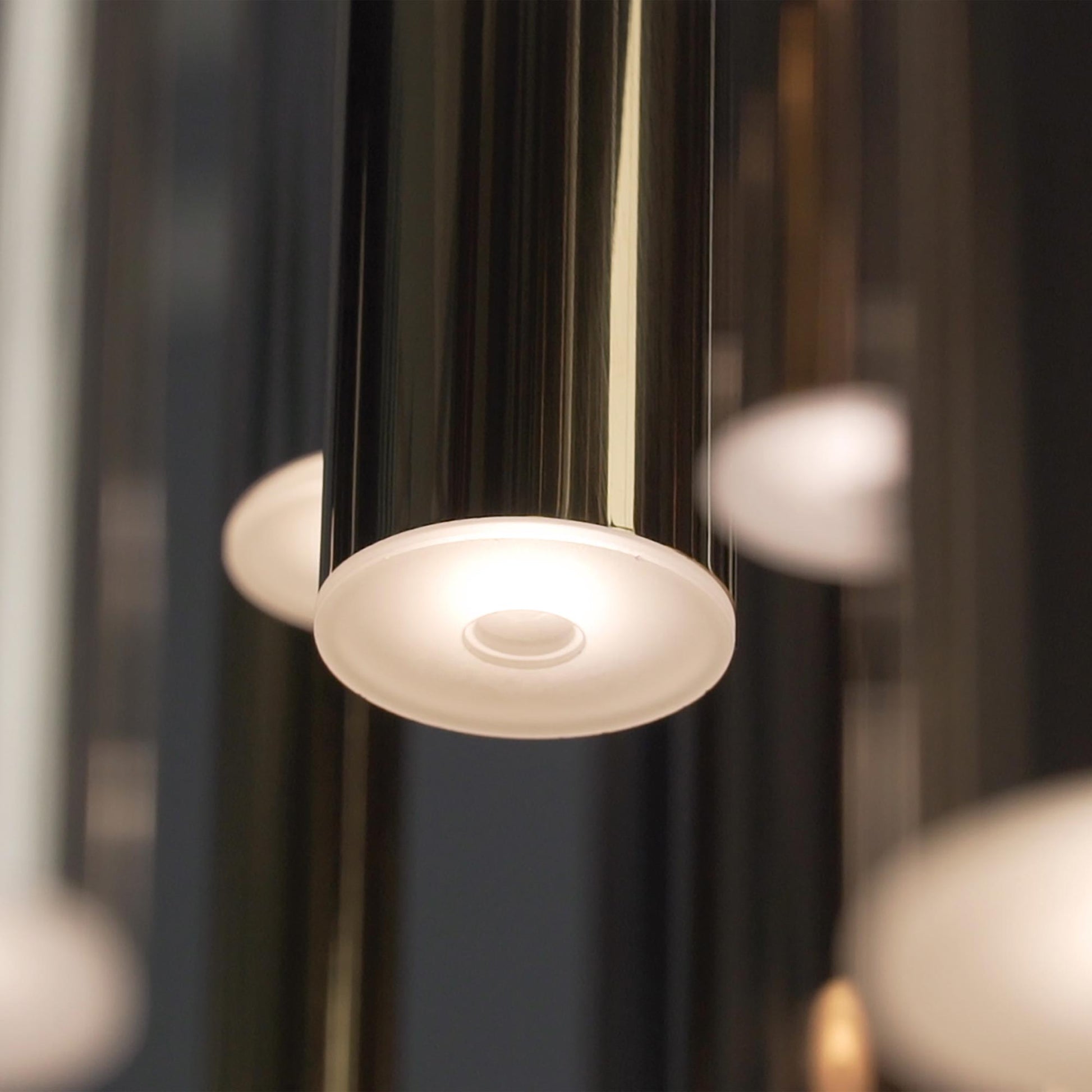 Flute LED Multi Light Pendant Light in Detail.