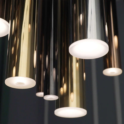 Flute LED Multi Light Pendant Light in Detail.