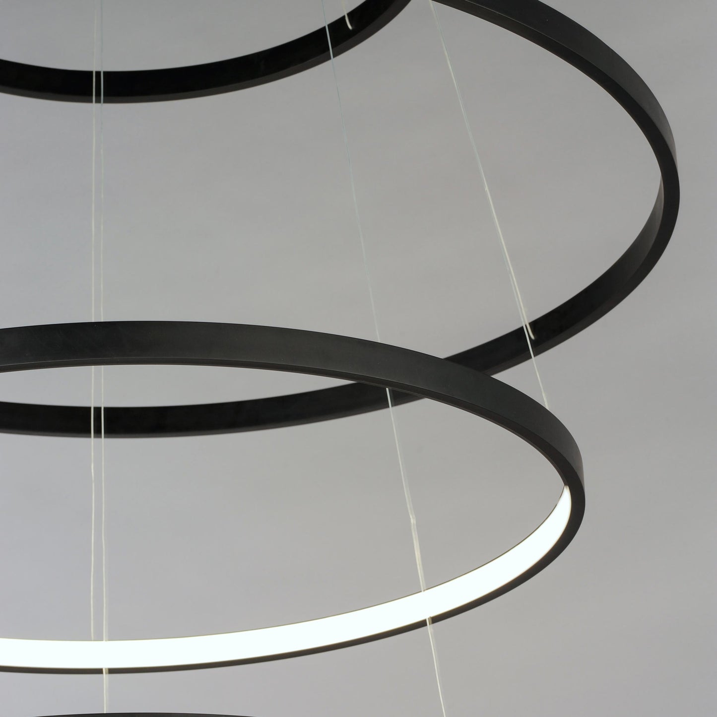 Groove LED Multi Tier Chandelier in Detail.