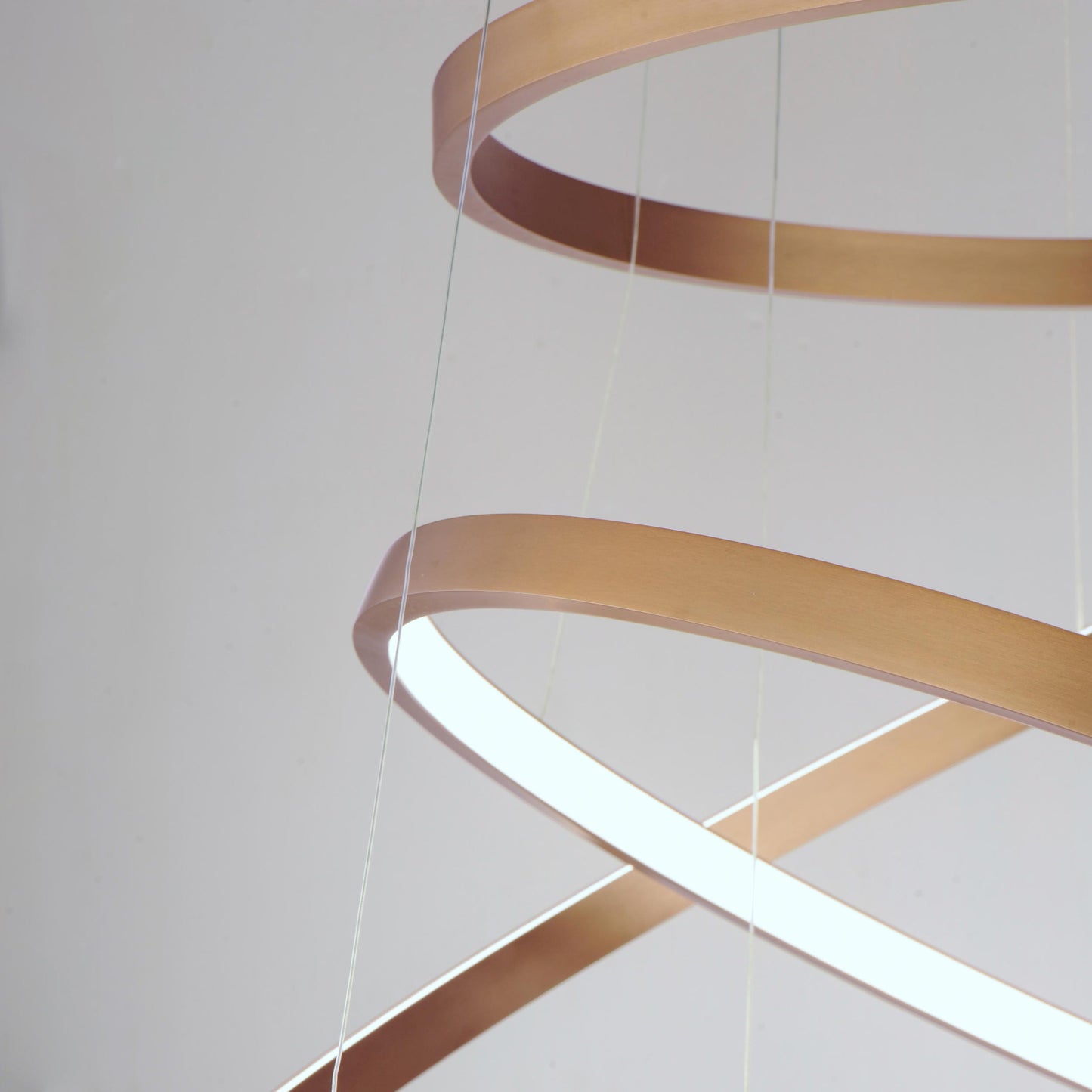 Groove LED Multi Tier Chandelier in Detail.