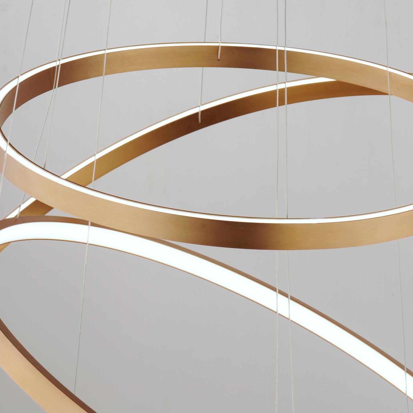 Groove LED Multi Tier Chandelier in Detail.