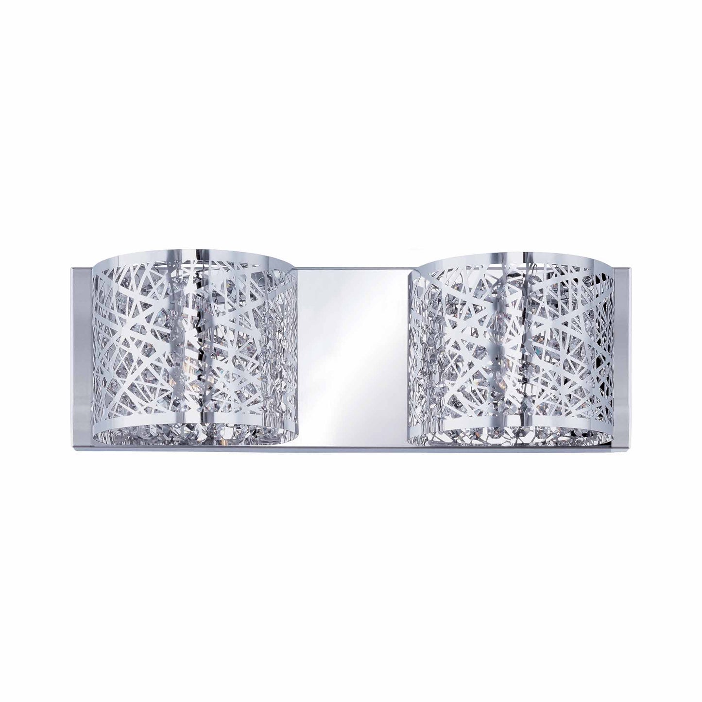 Inca Bath Vanity Light in Polished Chrome (2-Light).