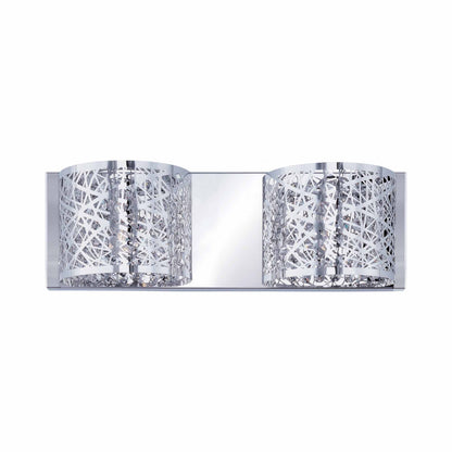 Inca Bath Vanity Light in Polished Chrome (2-Light).