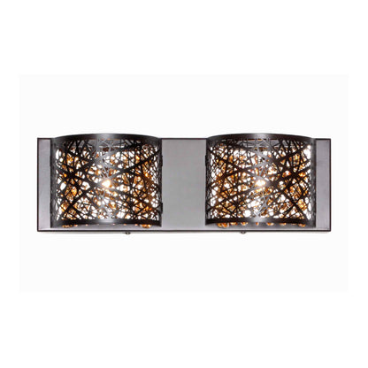 Inca Bath Vanity Light in Bronze (2-Light).