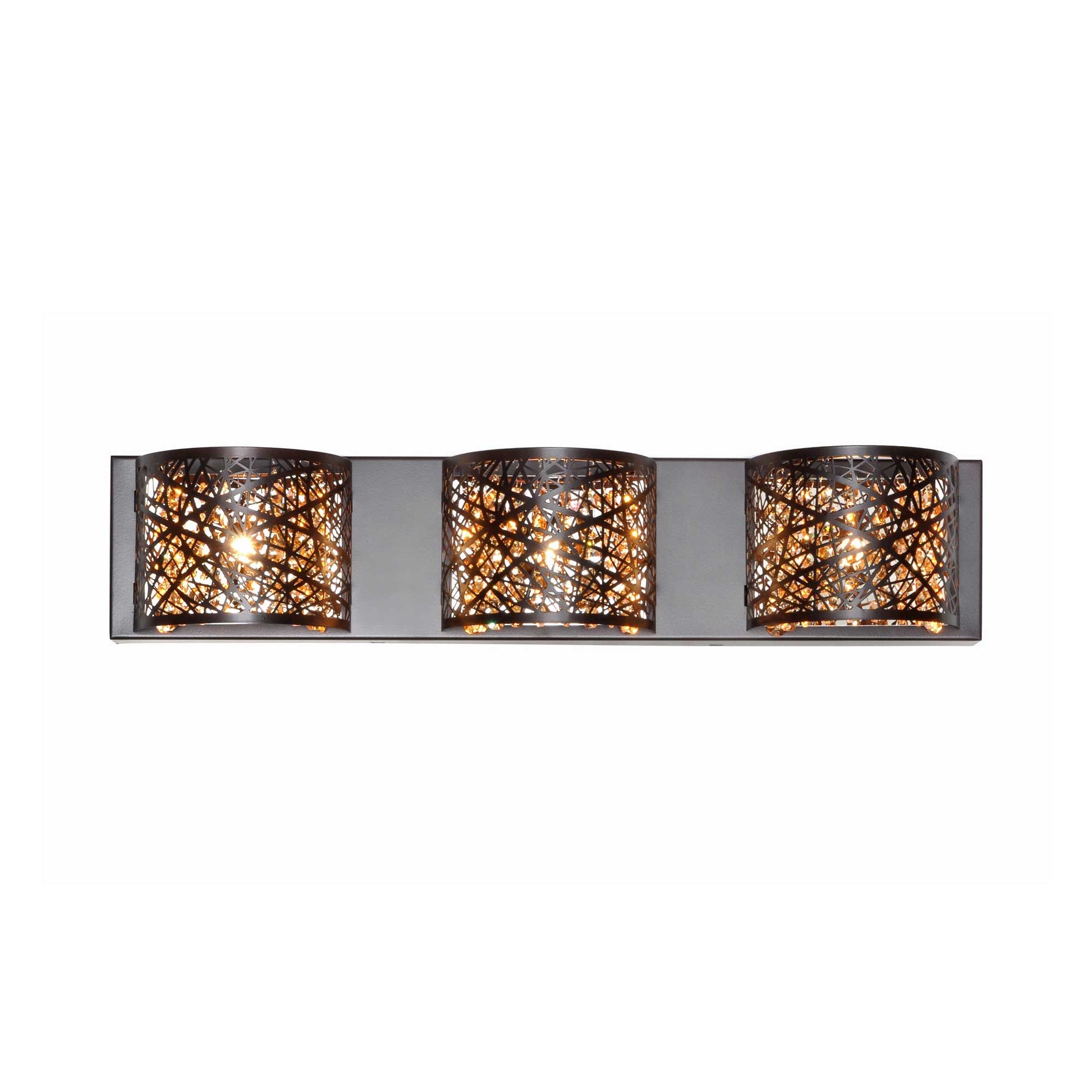 Inca Bath Vanity Light in Bronze (3-Light).