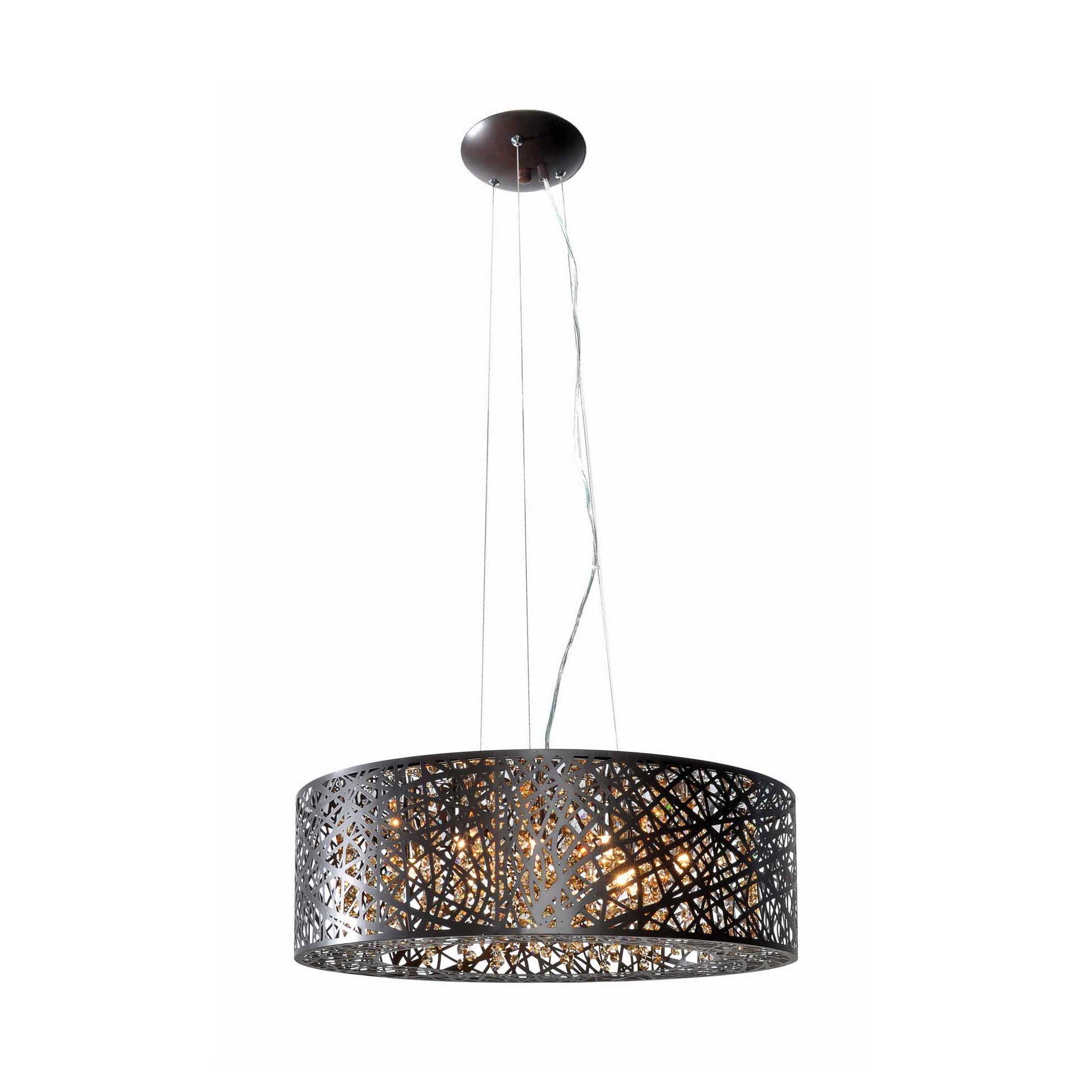 Inca Pendant Light in Bronze (9-Light).