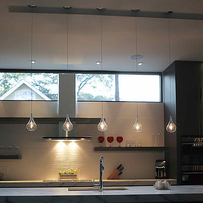 Larmes Pendant Light in kitchen.