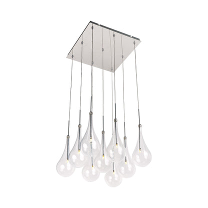 Larmes Square Multi-Light Pendant Light.