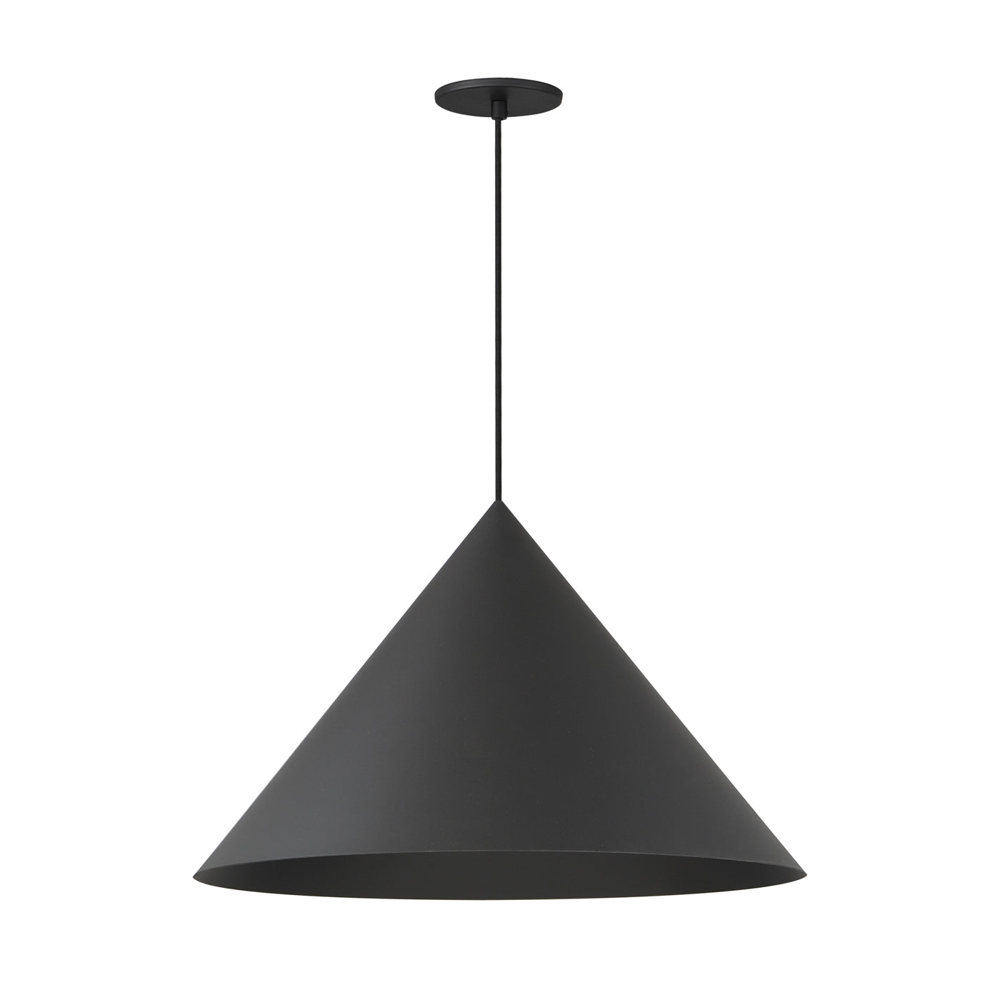 Pitch LED Pendant Light in Black(13.25-Inch).