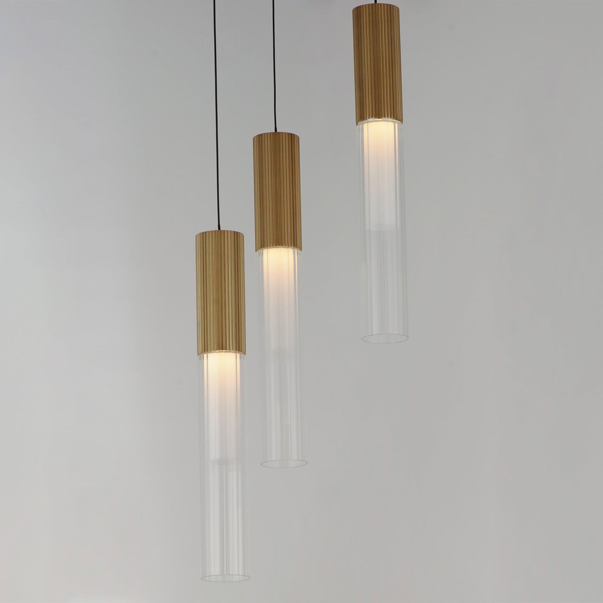 Reeds LED Multi Light Pendant Light in Detail.
