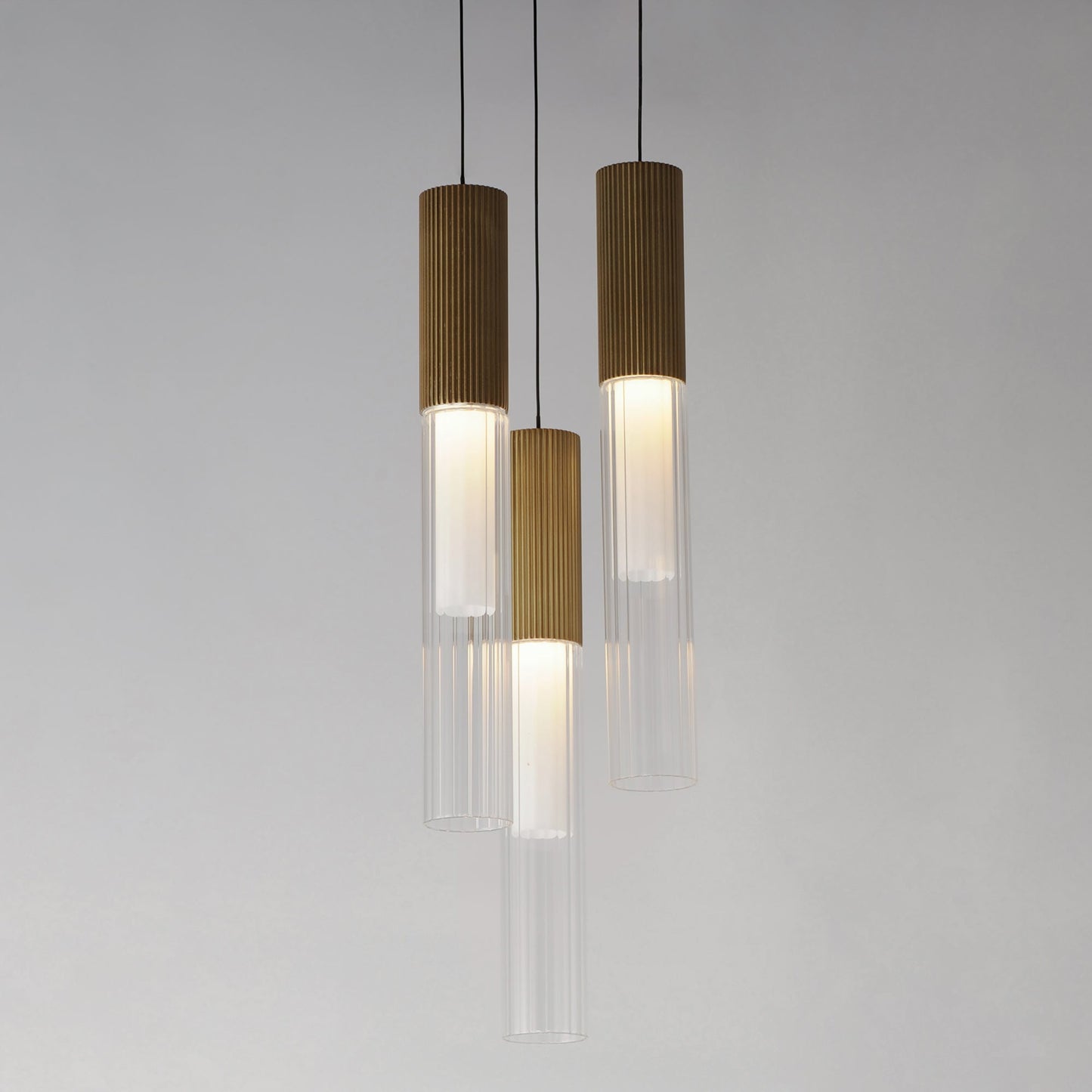 Reeds LED Multi Light Pendant Light in Detail.