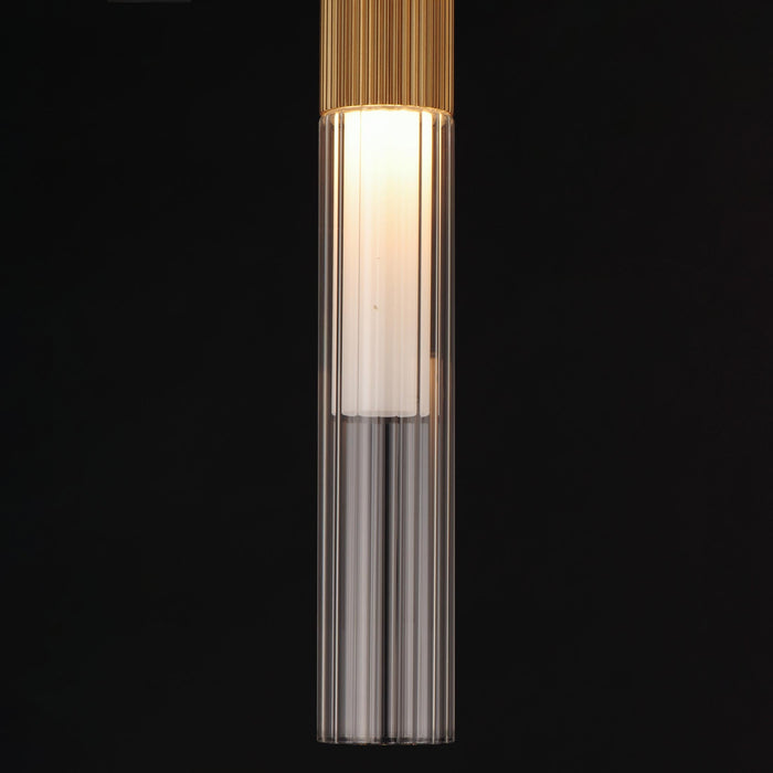 Reeds LED Pendant Light in Detail.