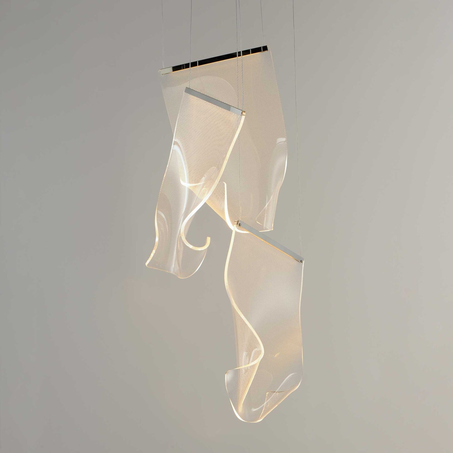 Rinkle LED Pendant Light in Detail.