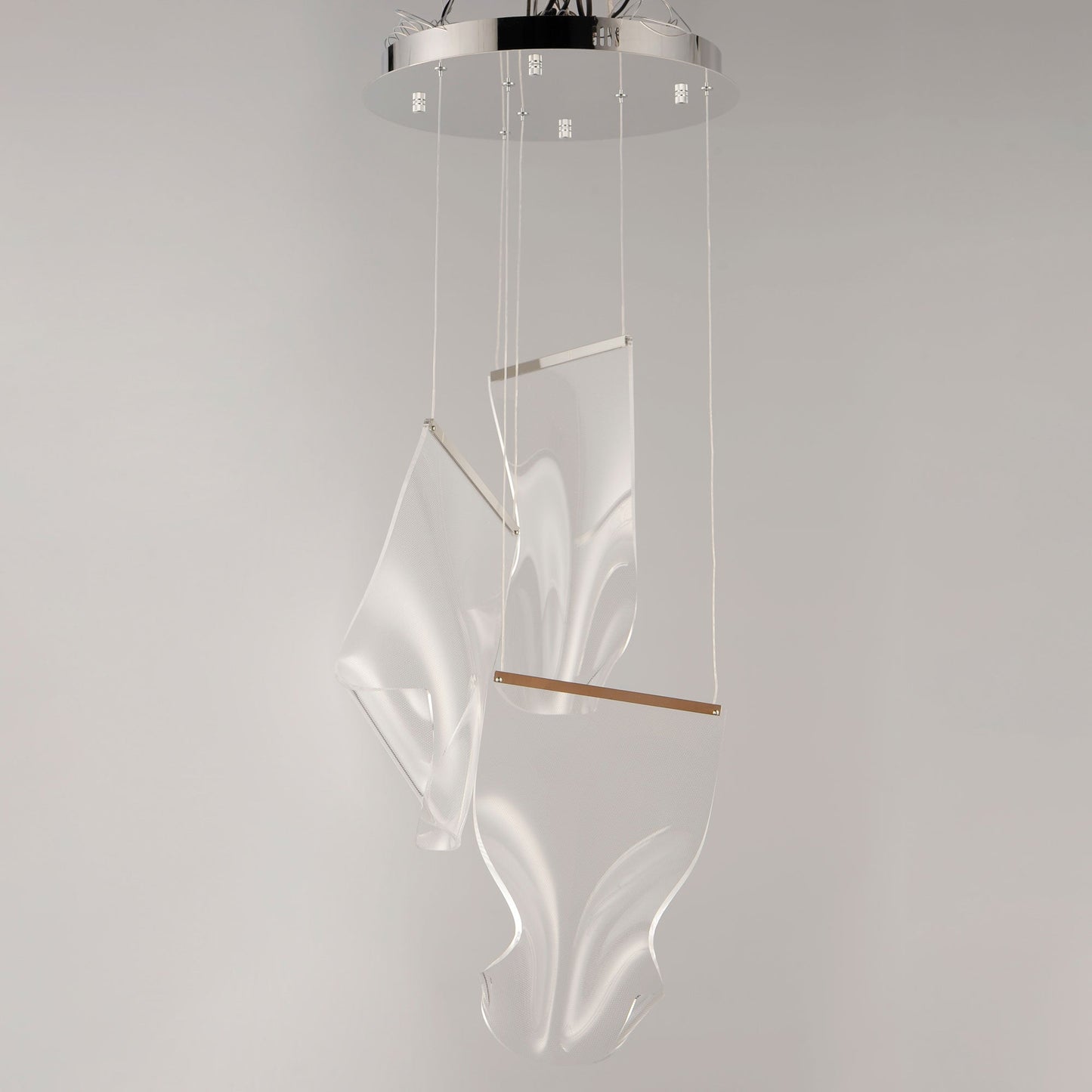 Rinkle LED Pendant Light in Detail.