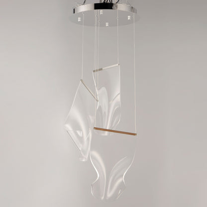 Rinkle LED Pendant Light in Detail.