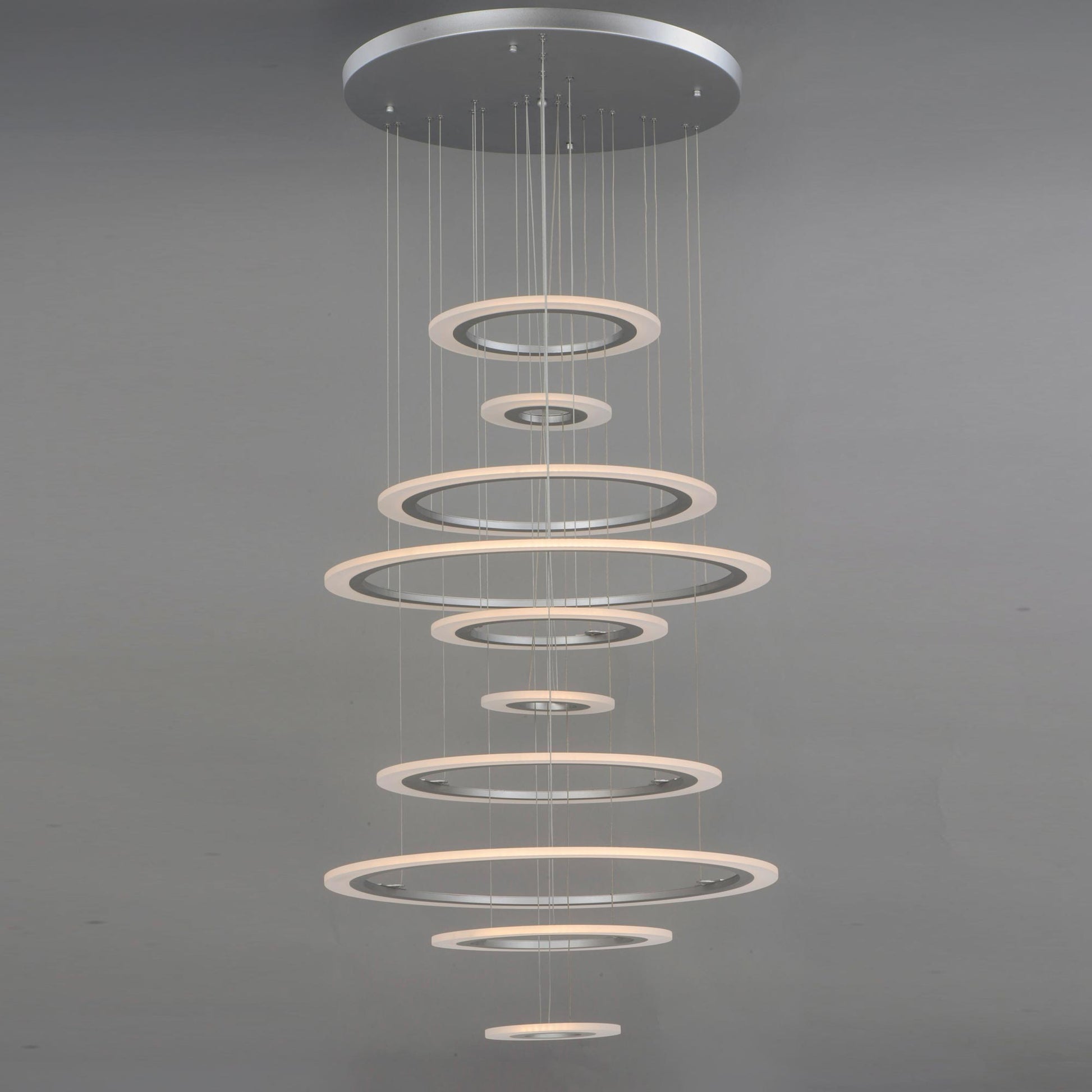 Saturn II LED Chandelier in Detail.