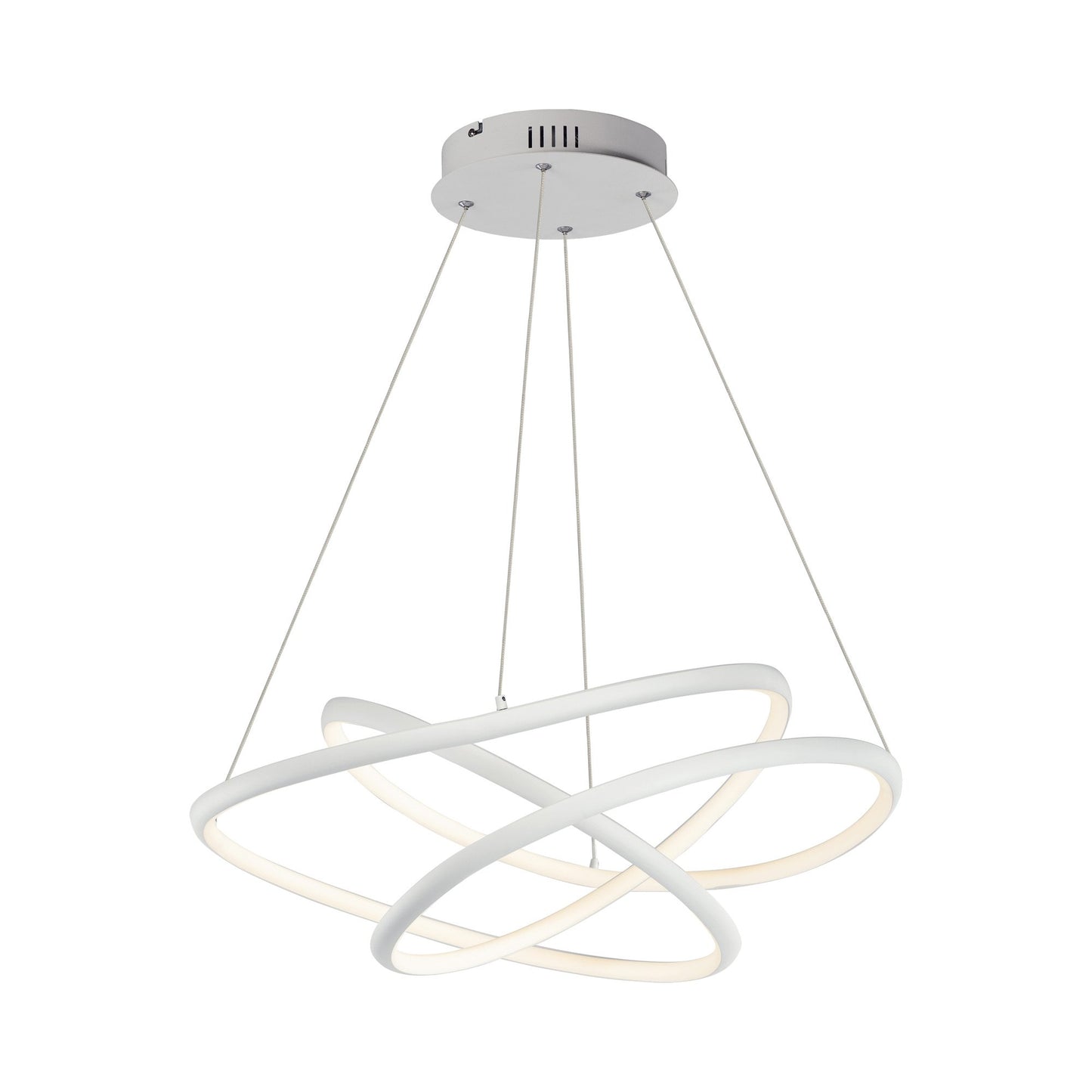 Twisted LED Pendant Light (24.5-Inch).