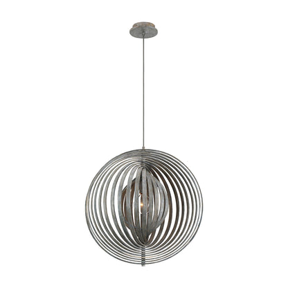 Abruzzo Pendant Light in Weatherd (Large).