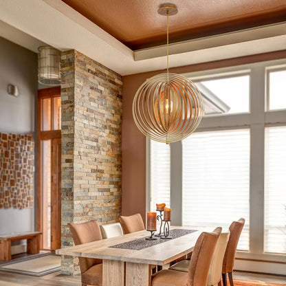 Abruzzo Pendant Light in dining room.