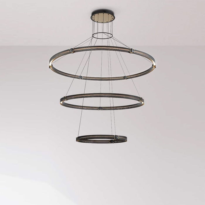 Admiral LED Multi Tier Chandelier in Detail.