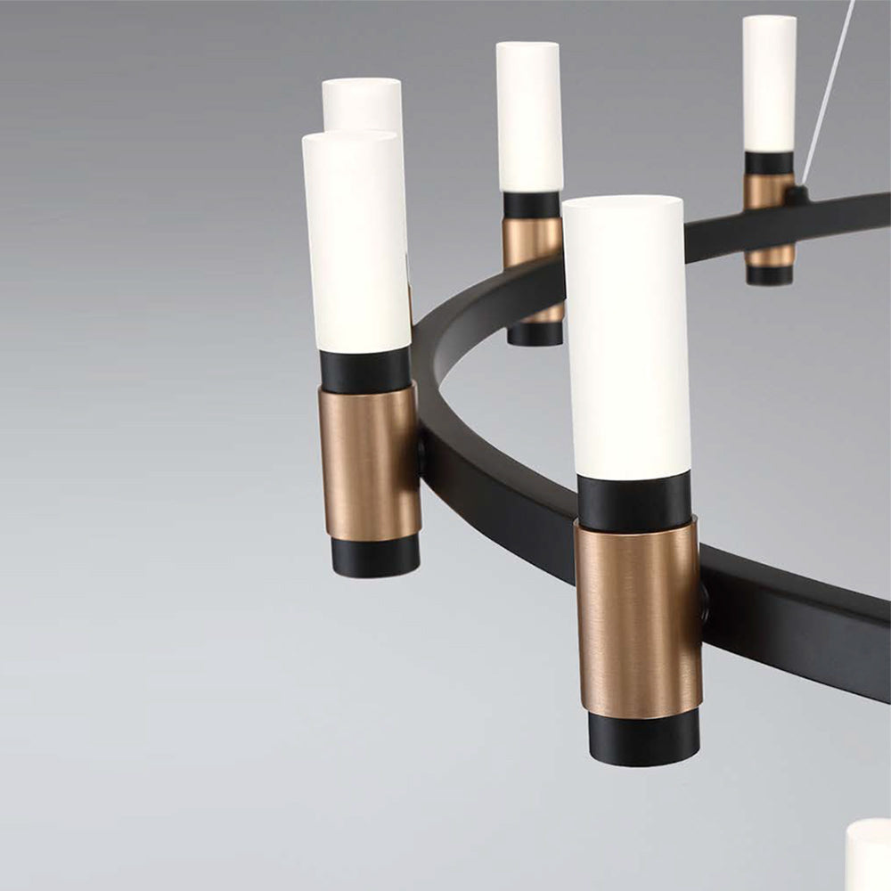 Albany LED Multi Tiered Chandelier in Detail.